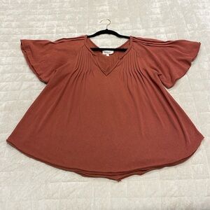 Bohme Clay colored short sleeve shirt- Size S
